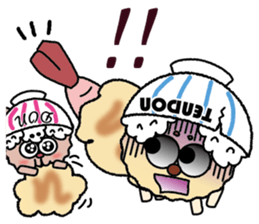 TENDON-WAN(Tempura bowl dog) sticker #12592642