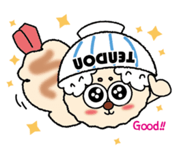 TENDON-WAN(Tempura bowl dog) sticker #12592645