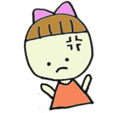 girls is mine sticker #12593348