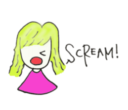 girls is mine sticker #12593370