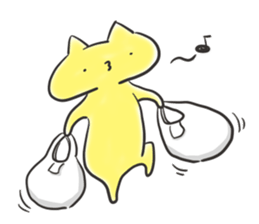 Loose movement of the cat Part 2 sticker #12593479