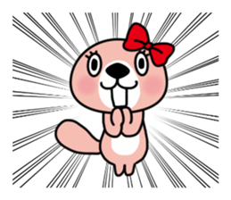 Rakko-san lovers version2 sticker #12593905