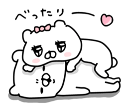 Let's accompanied by a bear~LOVE~ sticker #12593958