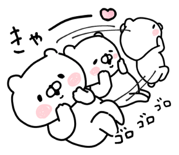 Let's accompanied by a bear~LOVE~ sticker #12593962