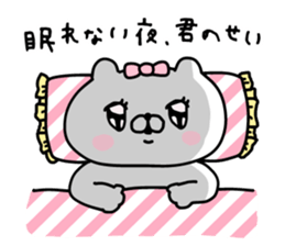 Let's accompanied by a bear~LOVE~ sticker #12593968