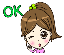 Nong Manow office girl sticker #12594519