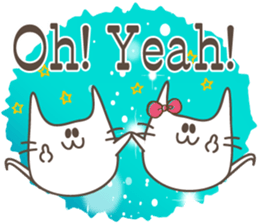 girlish cats.4nd sticker #12594975