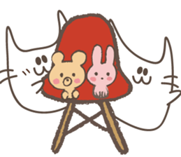 girlish cats.4nd sticker #12594990