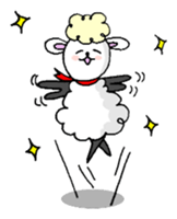 Vague sheep sticker #12595758