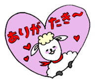 Vague sheep sticker #12595765