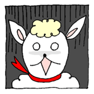 Vague sheep sticker #12595768