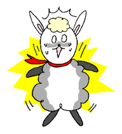 Vague sheep sticker #12595776