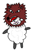 Vague sheep sticker #12595784
