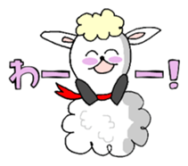 Vague sheep sticker #12595792