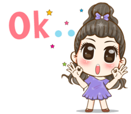 Aura girl fifth dimension sticker #12595880