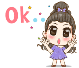 Aura girl fifth dimension sticker #12595880