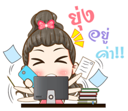 Aura girl fifth dimension sticker #12595883