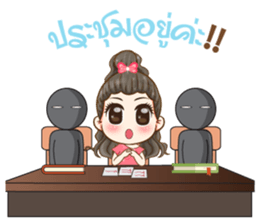 Aura girl fifth dimension sticker #12595903