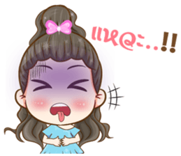 Aura girl fifth dimension sticker #12595907