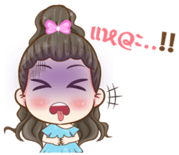 Aura girl fifth dimension sticker #12595907