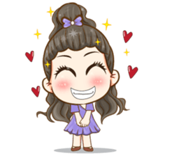 Aura girl fifth dimension sticker #12595909