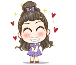 Aura girl fifth dimension sticker #12595909