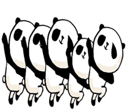 panda and mochipanda 2 sticker #12596122