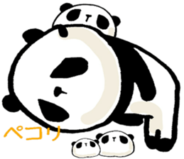 panda and mochipanda 2 sticker #12596124
