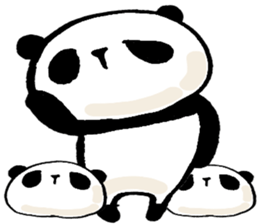 panda and mochipanda 2 sticker #12596128