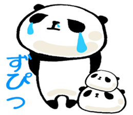 panda and mochipanda 2 sticker #12596133