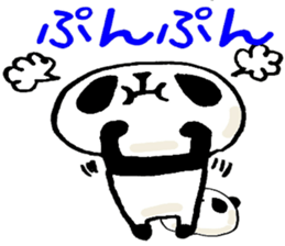 panda and mochipanda 2 sticker #12596135