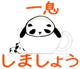 panda and mochipanda 2 sticker #12596141