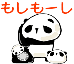 panda and mochipanda 2 sticker #12596143