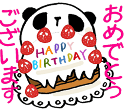 panda and mochipanda 2 sticker #12596154