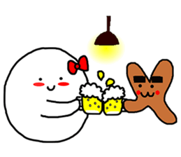 OX O-chan and X-Kun sticker #12596301