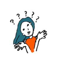 HI! girl sticker #12597190