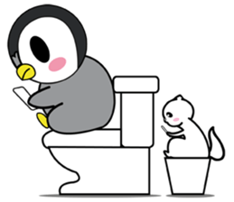 Aimi&Toshi : Cute Little Penguin sticker #12597905