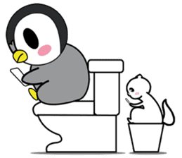 Aimi&Toshi : Cute Little Penguin sticker #12597905