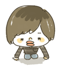 I went to the beauty parlor. sticker #12597964