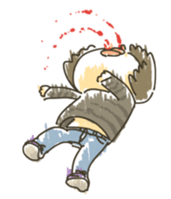 I went to the beauty parlor. sticker #12597968