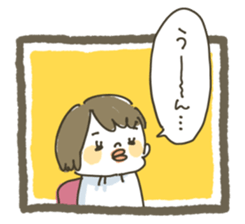 I went to the beauty parlor. sticker #12597978