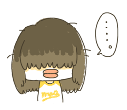 I went to the beauty parlor. sticker #12597987