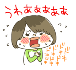 I went to the beauty parlor. sticker #12597988