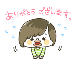 I went to the beauty parlor. sticker #12597992