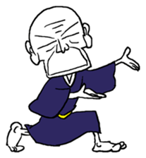 funky old man 3 sticker #12599243