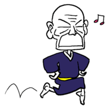 funky old man 3 sticker #12599245