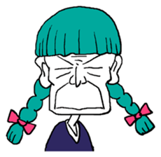 funky old man 3 sticker #12599246