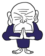 funky old man 3 sticker #12599251