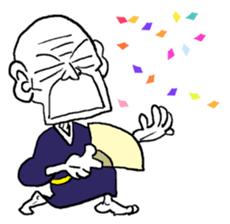 funky old man 3 sticker #12599255