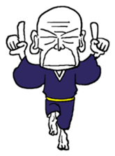 funky old man 3 sticker #12599262